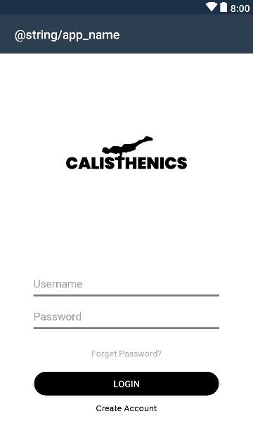Calisthenics Mobile Application