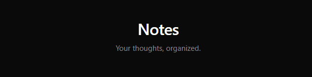 Notes App